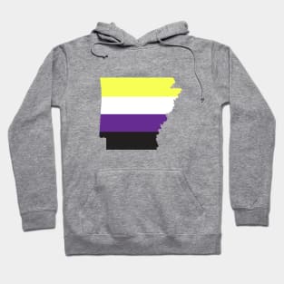 Arkansas Non-Binary Pride Hoodie